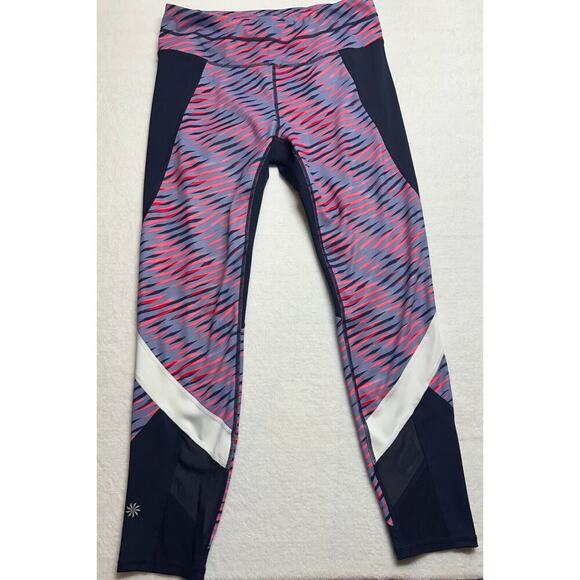 Athleta Electra Sonar 7/8 Tight Medium Yoga Run Gym Workout Leggingd - Picture 1 of 8